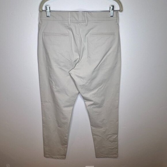 J.Crew Mens 770 Straight-Fit Tech Pant Size W31 L32 Cotton Blend Beige NWT - Picture 9 of 10